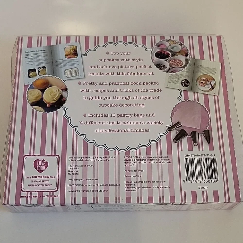 Cupcake icing tip and bag kit new